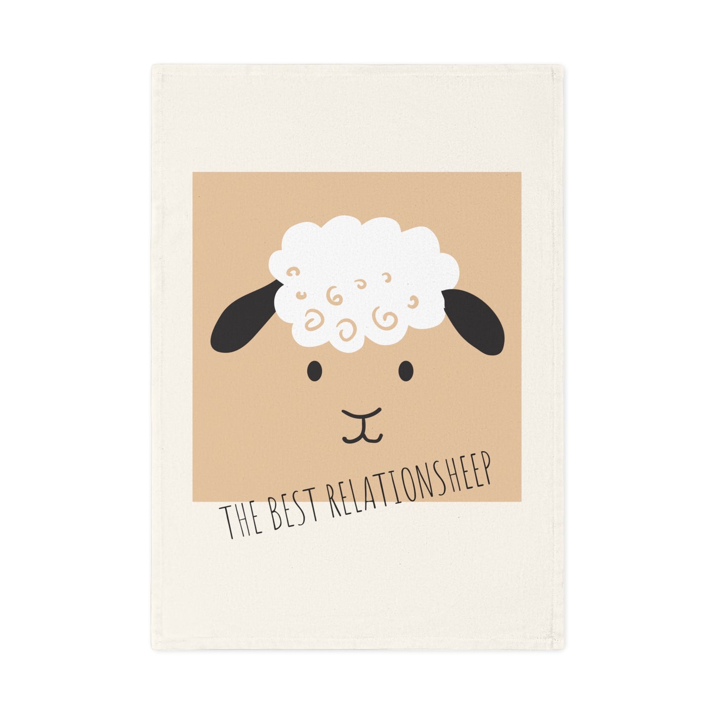 Sheep Relationsheep Geschirrtuch aus Bio-Baumwolle, 50 x 70 cm, umweltfreundliches Küchentuch, Badezimmerhandtuch