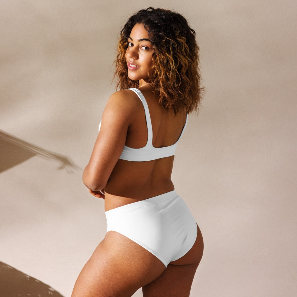 White-mint Recycled sport bikini set