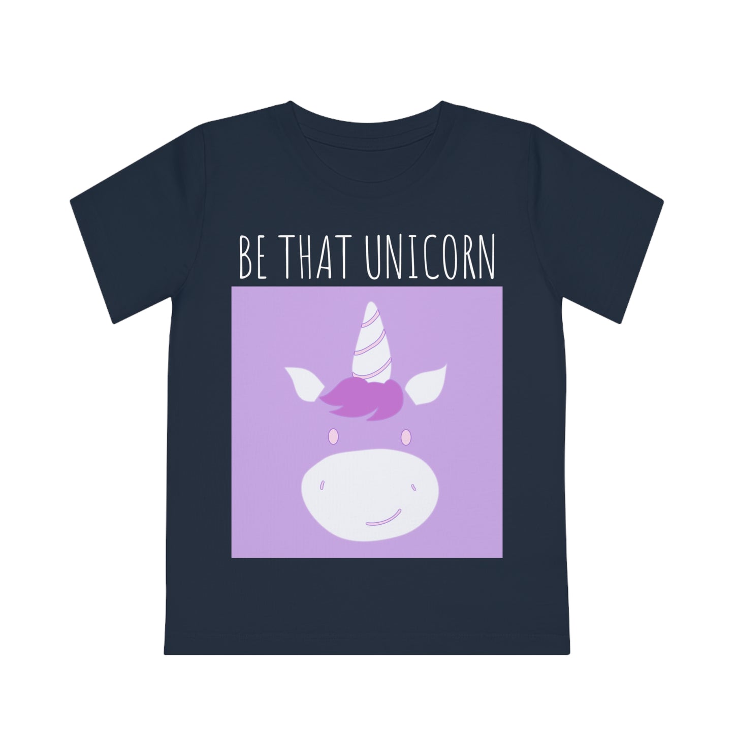 Neon Sei das Einhorn Kinder Öko-T-Shirt