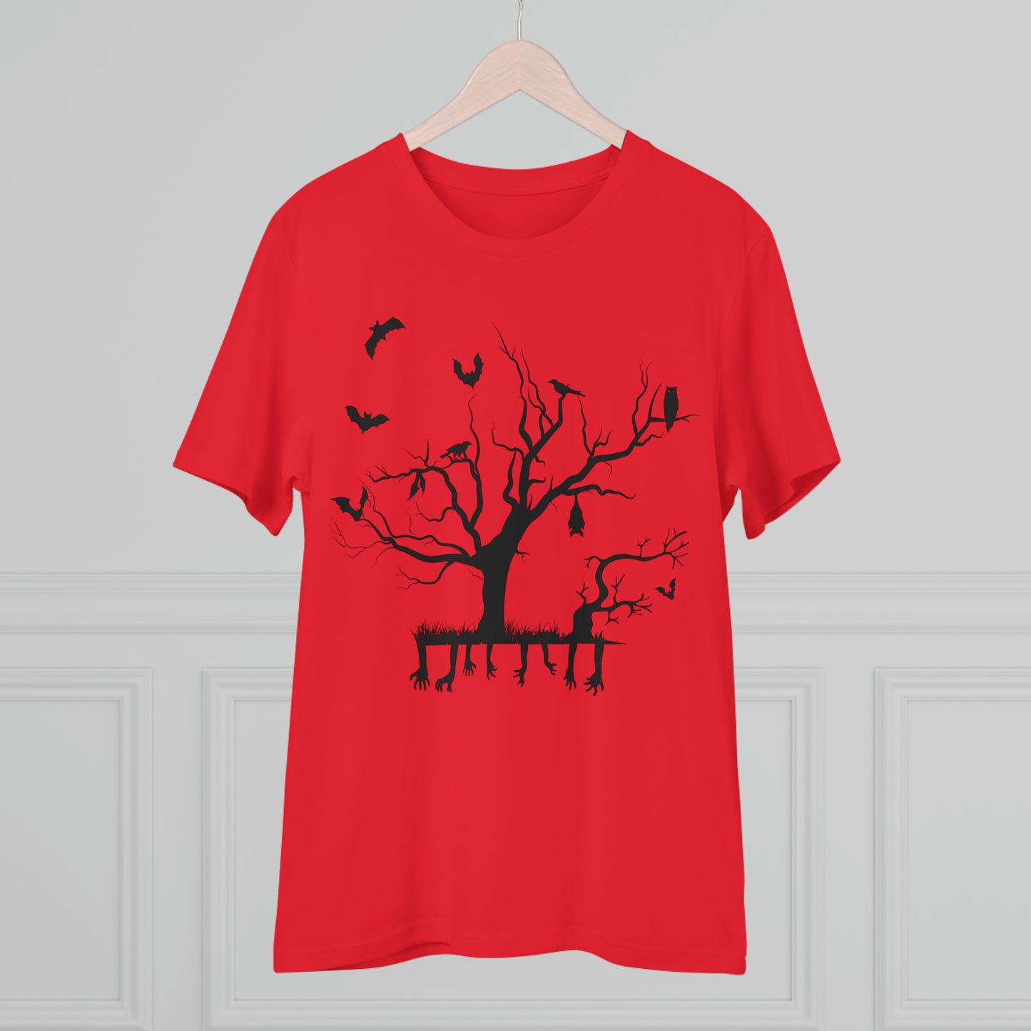 T-shirt Créateur Organique Branche d'Halloween - Unisexe