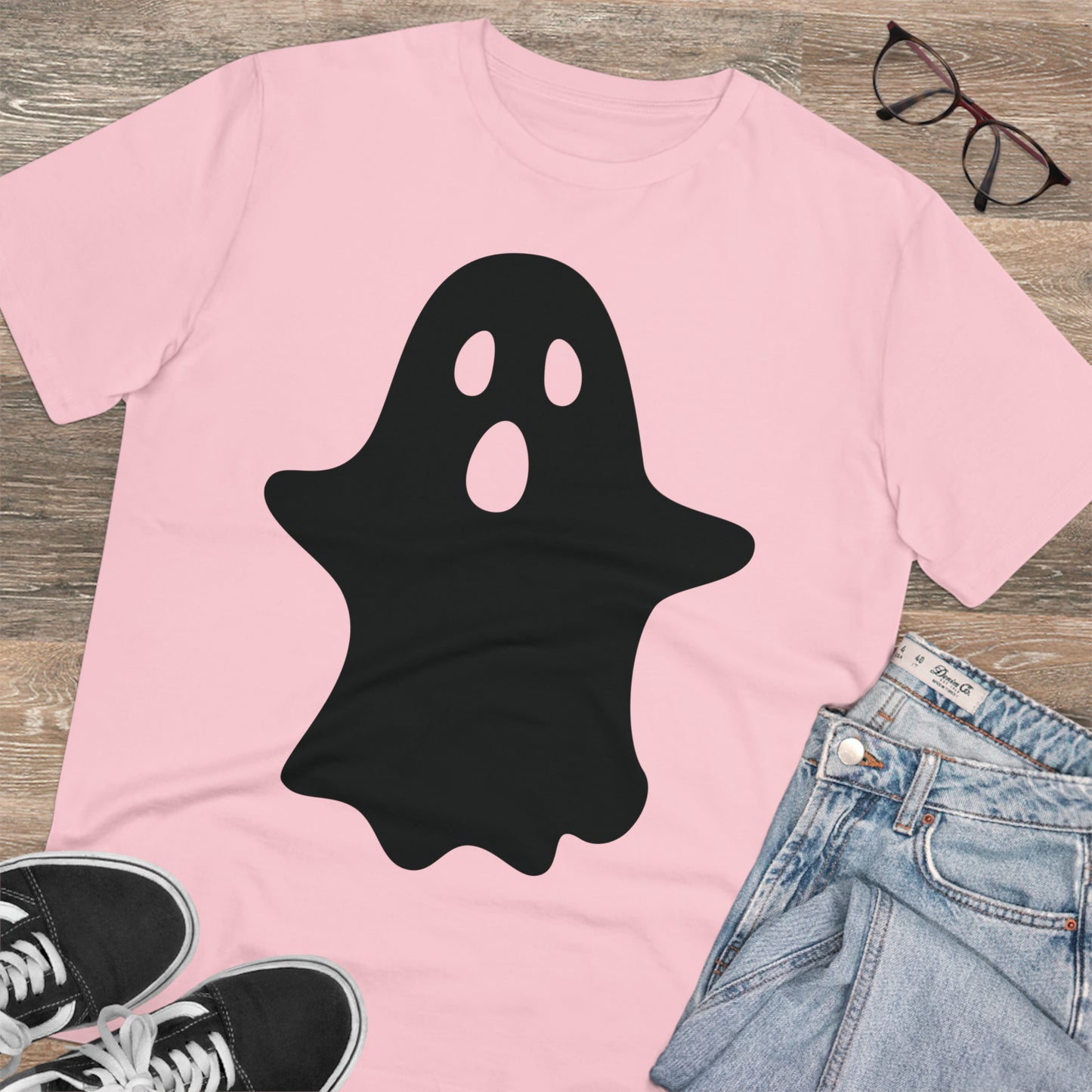 Ghost Halloween Organic T-shirt - Unisex