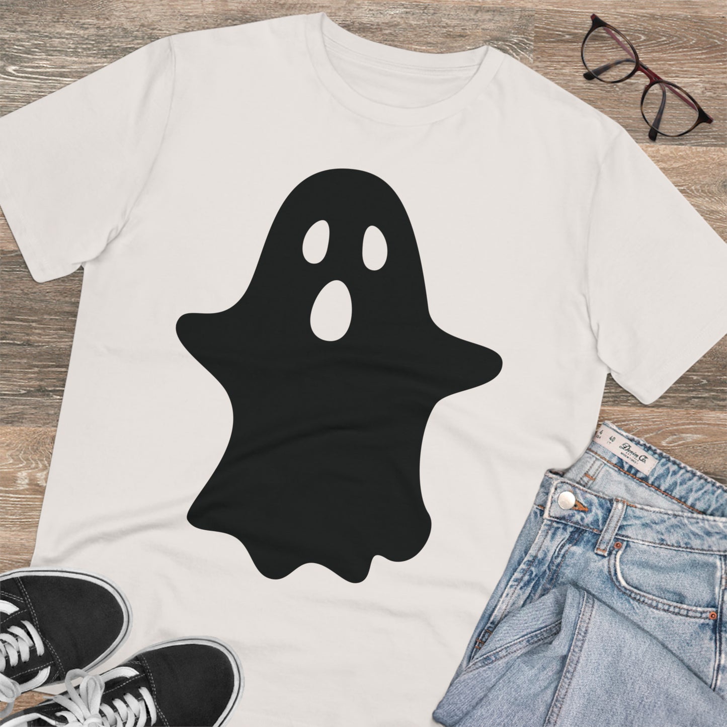 T-shirt biologique Ghost Halloween - Unisexe