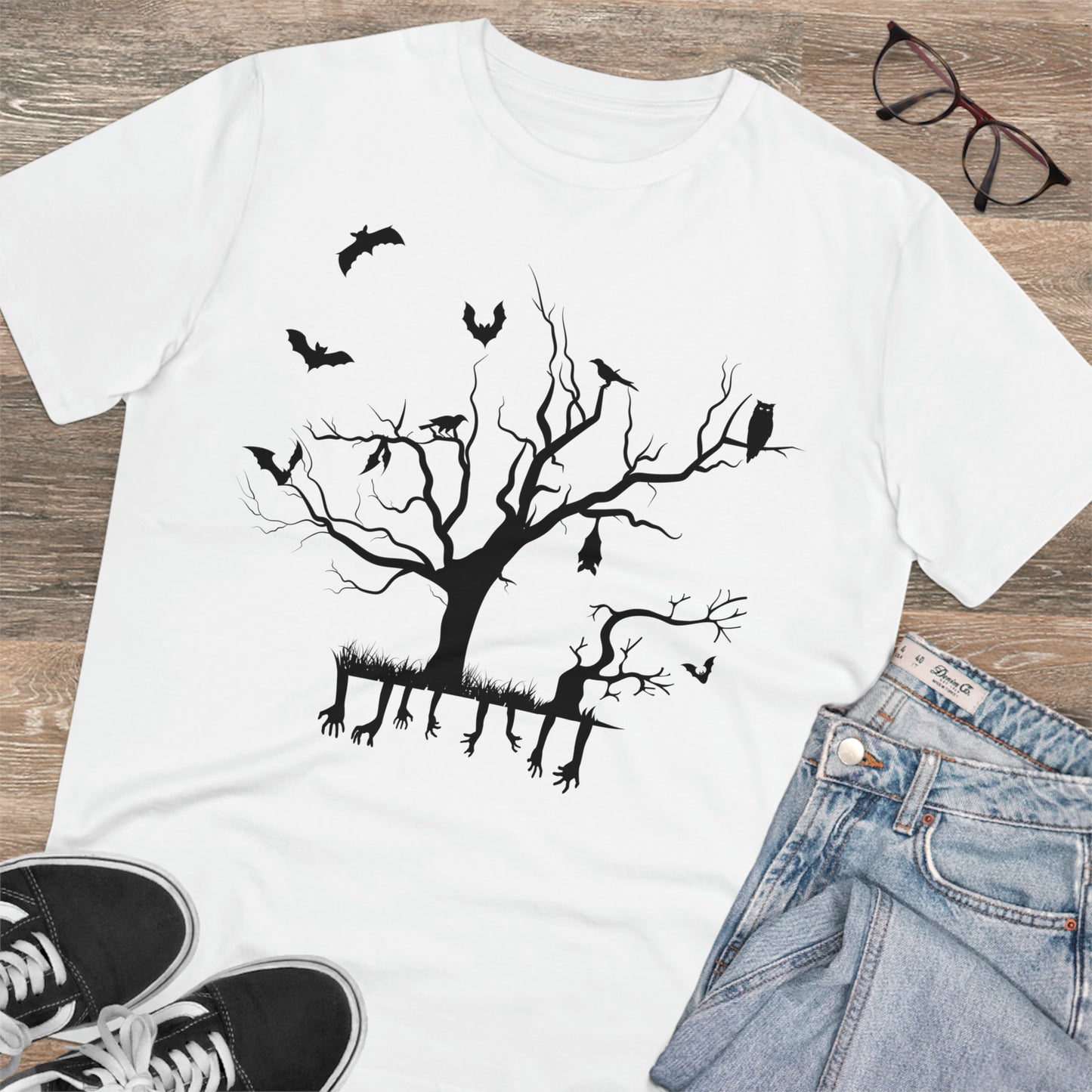 Halloween Branch Organic Creator T-shirt - Unisex