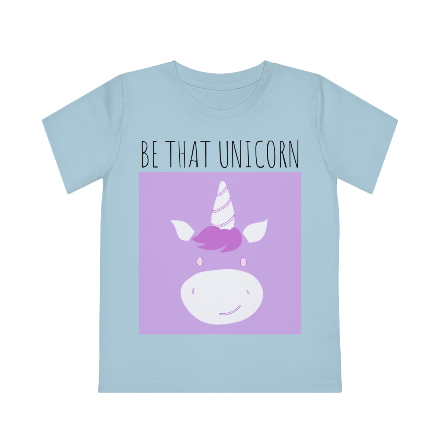 Neon Sei das Einhorn Kinder Öko-T-Shirt